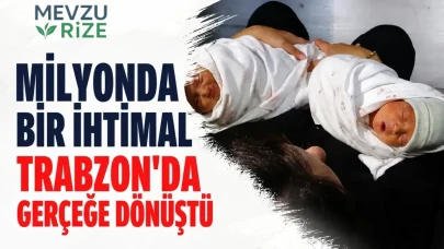 Milyonda bir ihtimal Trabzon’da gerçeğe dönüştü