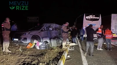 Yolcu otobüsü ile SUV tipi araç çarpıştı: 1'i ağır 7 kişi yaralı