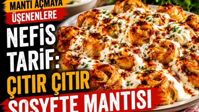 Mantı Açmaya Son! 3 Yufkayla Çıtır Çıtır Sosyete Mantısı Tarifi