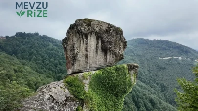 Gelin Kayası: Doğanın Görsel Şöleni Tüm Gözleri Üzerine Çekiyor!