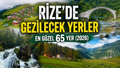 Rize'de Gezilecek Yerler | En Güzel 65 Yer (2026)