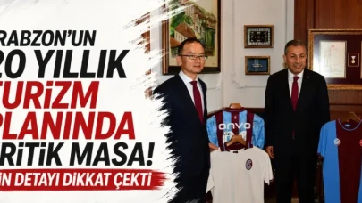 Trabzon’un Turizm Geleceği İçin Kritik Toplantı: 20 Yıllık Plan ve Çin İlişkileri Gündemde!