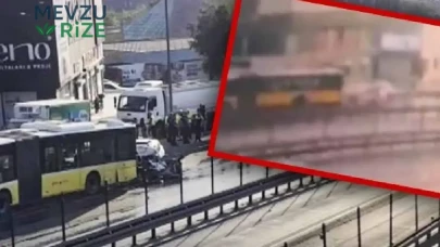 Otomobil İETT Otobüsüne Çarptı: Üç Kişinin Hayatını Kaybettiği Kaza Anları Ortaya Çıktı!