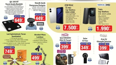 BİM 9 Ağustos Kataloğu Geldi! Xiaomi Telefon, 55 İnç TV ve Elektrikli Bisiklet Geliyor