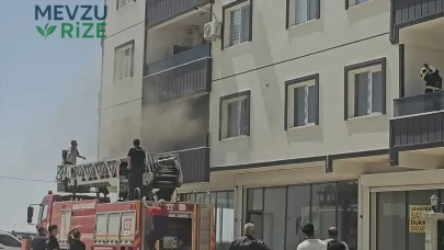 Mardin'de Apartman Dairesinde Patlayan Yangın, 3 Kişiyi Hastaneye Sevk Etti!
