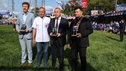76. Asarcık Panayırı Yağlı Pehlivan Güreşleri Coşkuyla Gerçekleştirildi