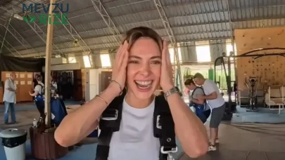 Rabia Soytürk'ten Cesur Macera: Gökyüzünde Adrenalin Dolu Anlar Yaşadı!