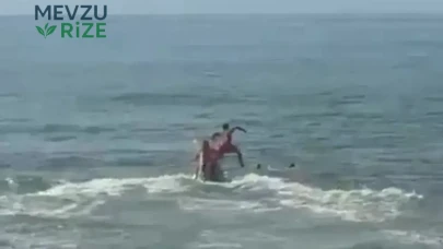 Akçakoca'da Tehlikeli Rip Akıntısı: Karaburun Plajı'nda 3 Kişi Kurtarıldı