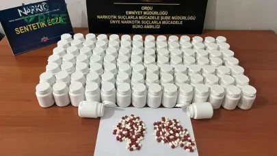Ordu'da Yapılan Operasyonda 5 Bin Uyuşturucu Hap Yakalandı!