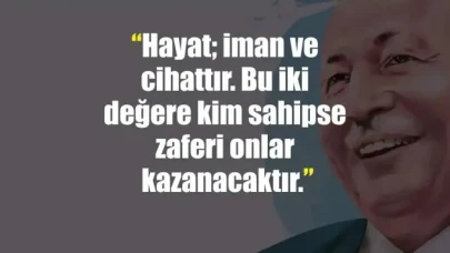 Erbakan Sözleri | Necmettin Erbakan'ın Resimli Güzel Sözleri