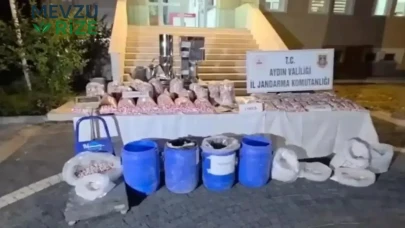 Aydın'da uyuşturucu imalathanesine baskın : 1 milyon 210 bin hap ele geçirildi