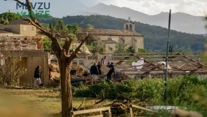 Fransa'yı Vuran Şiddetli Fırtına: 41 Yaralı, 300 Ev Zarar Gördü