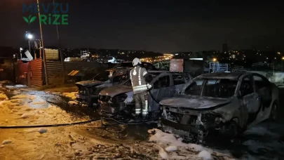 Avcılar'da Gizemli Yangın: 3 Araç Alevler İçinde Kaldı