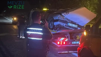 Karabük'te Gece Yarısı Şaşkınlık Yaratan Kaza! Kontrolden Çıkan Araç Takla Attı