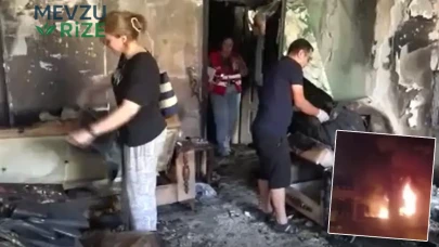 Patlama Zinciri Devam Ediyor: Zemin Kat Adeta Kül Oldu!