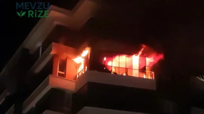 Alevler Apartmanı Sarmaladı: 14 Kişi Dumandan Etkilendi!
