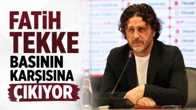 Fatih Tekke, Medya Karşısında!