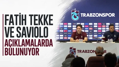 Fatih Tekke ve Saviolo'dan Önemli Açıklamalar Geldi!