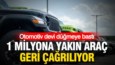 Otomotiv Sektöründe Şok: Yaklaşık 1 Milyon Araç İçin Geri Çağrı Kararı Alındı