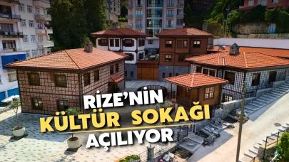 Rize'de Yeni Bir Sosyal Alan: Kültür Sokağı Hizmete Açılıyor