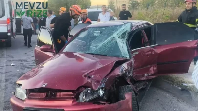 Bilecik'te otomobil ile hafif ticari araç çarpıştı: 1'i ağır 3 yaralı