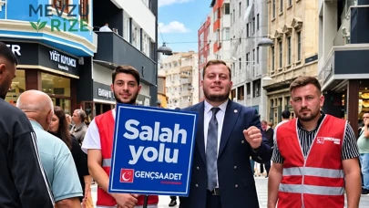 Saadet Partisi'nden Trabzon'da Salah Göndermesi: "Hizmet İçin Salah mı Lazım?"