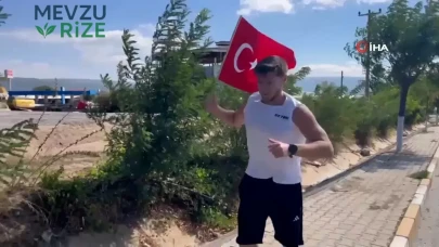 Almanya'dan koşmaya başlayan gurbetçi 53 günde memleketine kavuştu