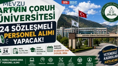 Artvin Çoruh Üniversitesi 24 Sözleşmeli Personel Alımı Sonuçları Açıklandı