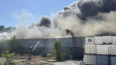 Tuzla'daki Lojistik Depoda Yangın Çıktı, Ekipler Müdahale İçin Seferber Oldu