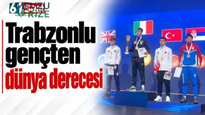 Trabzonlu Genç, Dünya Şampiyonasında Tarih Yazdı!