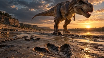 66,5 Milyon Yıllık T. rex Ayak İzleri Keşfedildi: Tarih Öncesi Bir İlk!