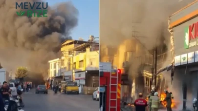 Patlamalar birbirini izledi: İzmir'de boya fabrikasında çıkan yangın paniğe neden oldu
