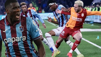 Trabzonspor Galatasaray maç özeti ve golleri! (ÖZET) Trabzonspor Galatasaray kaç kaç bitti, golleri kim attı?