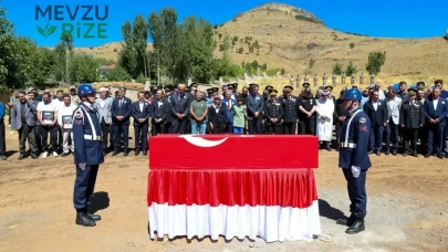 Bingöl'de görev sırasında kalp krizinden ölen güvenlik korucusu defnedildi