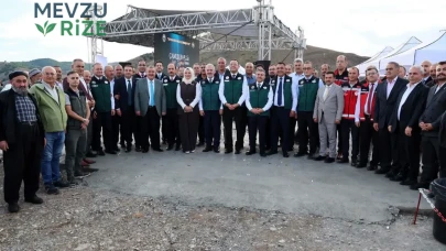 Gümüşhane Kelkit'te Çamur Barajı'nda Su Tutma Töreni Yapıldı