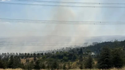 Ankara Gölbaşı'nda yangın kontrol altına alındı