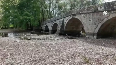 Bosna Nehri’nde korkutan görüntü!