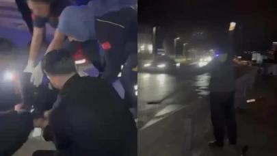 Bursa-Mudanya Yolunda Kaza: Cep Telefonu Işıklarıyla Ambulansa Yol Verdiler