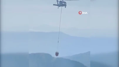 Fethiye'nin Nif Mahallesi'nde Yangınla Mücadele Çalışmaları Başlatıldı