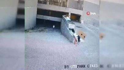 Esenyurt'taki Site Yangını Güvenlik Kameralarına Yansıdı!