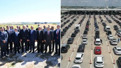 Avrupa yolundaki yoğunluğa son verecek proje! Kapıkule'nin kuzeyine yeni gümrük kapısı geliyor: Heyetler sahaya indi