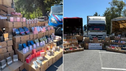 Karekodları bile gerçeğinden ayırt edilemedi: 200 bin sahte parfüm ele geçirildi
