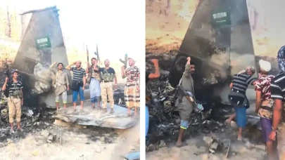 Yemen’de gerilim : Husilerin düşürdüğünü iddia ettiği F-15 görüntülendi !