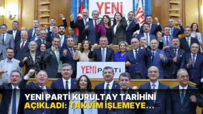 Yeni Parti kurultay tarihini açıkladı: Takvim işlemeye başladı