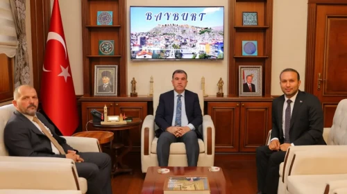 Bayburt Valisi Mustafa Eldivan, Kültür ve Turizm Bakanlığı Heyetini Ağırladı