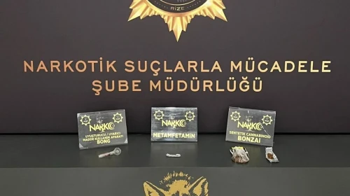 Rize'de uyuşturucu operasyonu: Büyük miktarda sentetik hammade ele geçirildi!