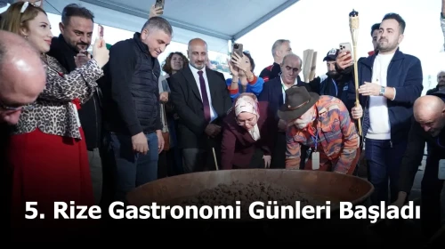 5. Rize Gastronomi Günleri Başladı
