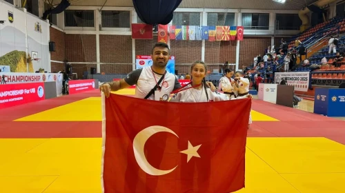 Erzurumlu Elif Su Esenboğa, Balkan Judo Şampiyonası'nda bronz madalya kazandı