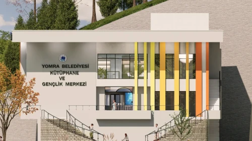 Yomra'da Modern Kütüphane ve Gençlik Merkezi Projesi Yolda