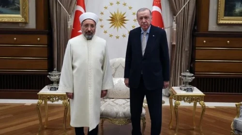 Cumhurbaşkanı Erdoğan, Diyanet İşleri Başkanı Safi Arpaguş’u Kabul Etti